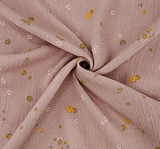 1 Yard Mauve Rayon Crinkle Fabric for Blouses Dresses Skirts and Lightweight Apparel 50/52" Width