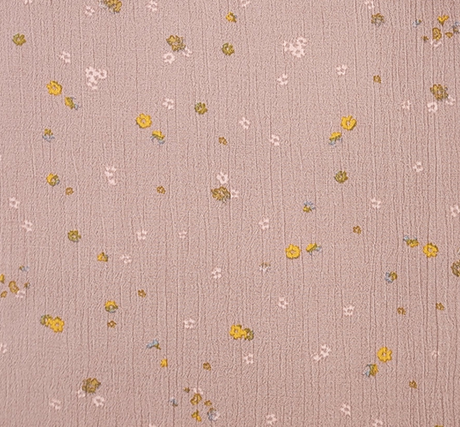 1 Yard Mauve Rayon Crinkle Fabric for Blouses Dresses Skirts and Lightweight Apparel 50/52" Width