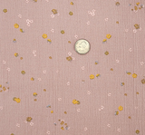 1 Yard Mauve Rayon Crinkle Fabric for Blouses Dresses Skirts and Lightweight Apparel 50/52" Width