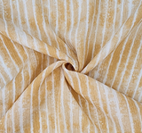 1 Yard Soft Yellow Rayon Crinkle Apparel Fabric 50 Inch Width