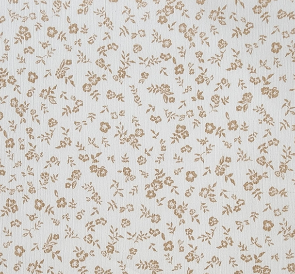 1 Yard Soft Ivory Rayon Crinkle Apparel Fabric 50 Inch Width