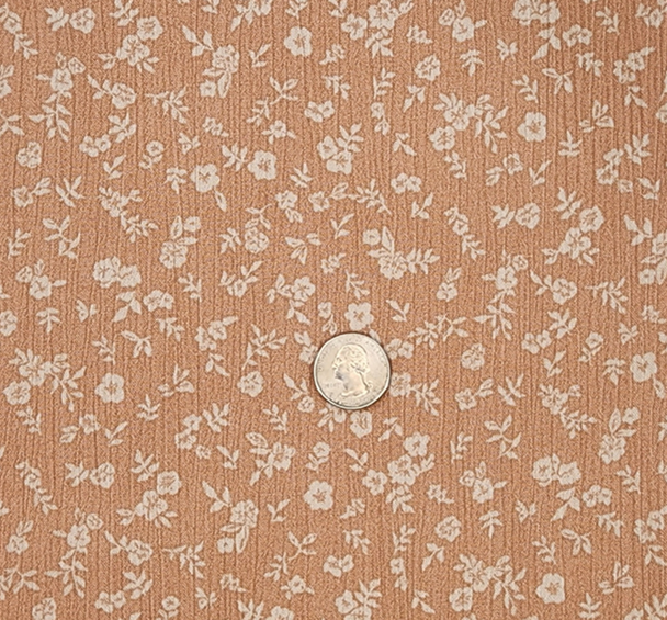 1 Yard Soft Sandstone Rayon Crinkle Apparel Fabric 50 Inch Width