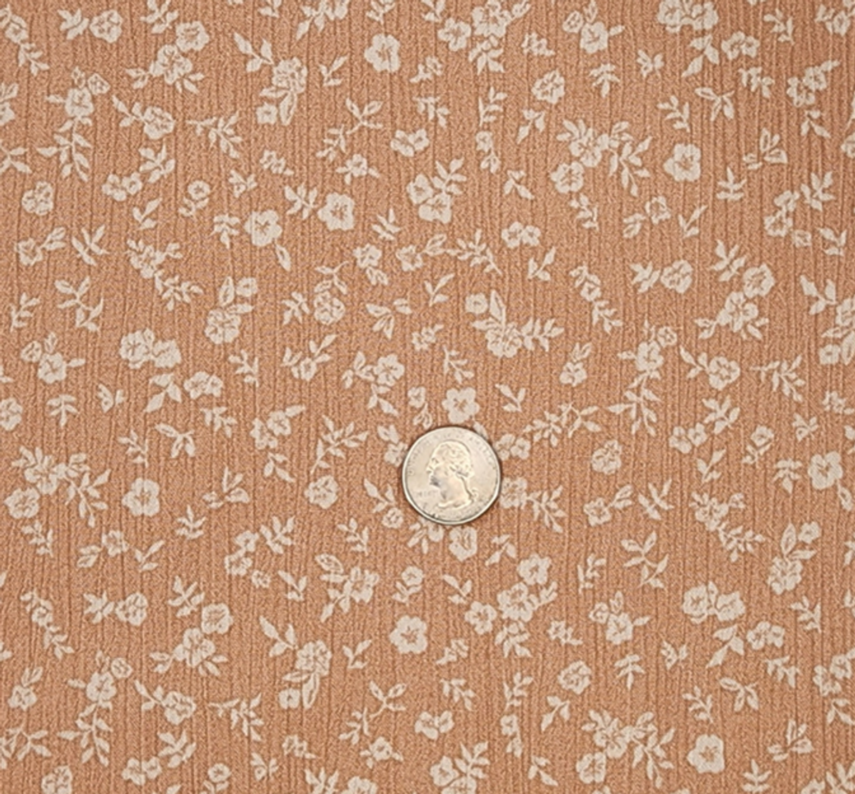 1 Yard Rayon Crinkle Fabric Sandstone 50/52" Wide Lightweight 125 GSM Woven