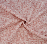 1 Yard Bubble Gum Rayon Crinkle Fabric – 50/52" Wide Lightweight 125 GSM Woven
