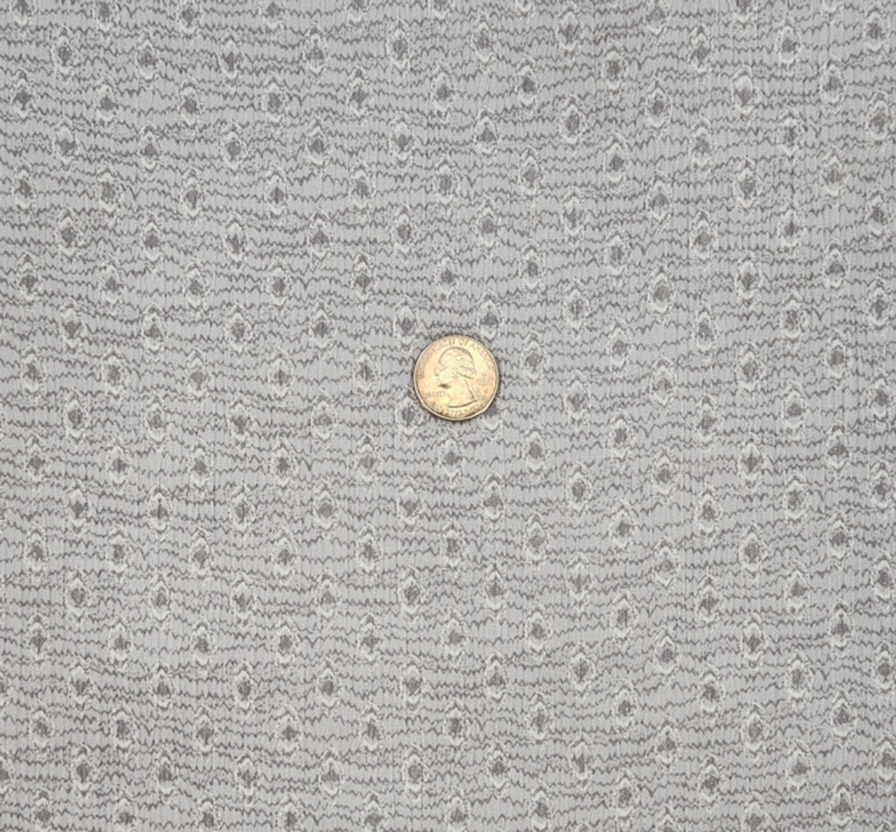 1 Yard 50/52" Wide Lightweight 125 GSM Woven Rayon Crinkle Fabric in Gray