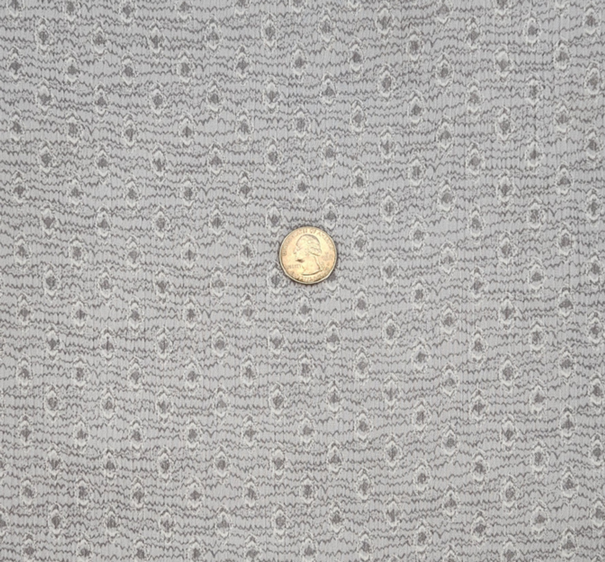 1 Yard 50/52" Wide Lightweight 125 GSM Woven Rayon Crinkle Fabric in Gray