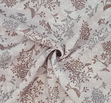 1 Yard Lightweight 125 GSM Woven Crepon Textile, 50/52" Wide Rayon Crinkle Fabric Mauve
