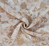 1 Yard Taupe Rayon Crinkle Lightweight Fabric for Summer Clothing Dresses and Scarves 50/52 Inch Width