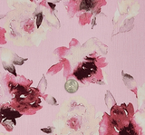 1 Yard Dusty Pink Rayon Crinkle Fabric Lightweight with Soft Drapey Texture for Dresses Blouses and Skirts 50/52 Inch Width