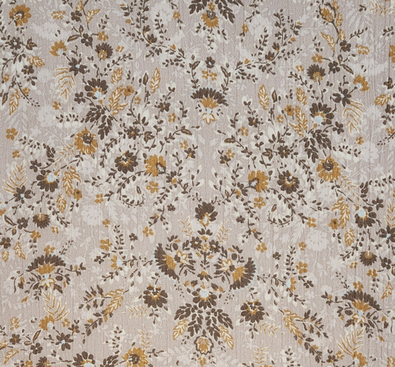 1 Yard Rayon Crinkle Cement Fabric, 100% Rayon, 50/52” Wide, Lightweight Apparel Material