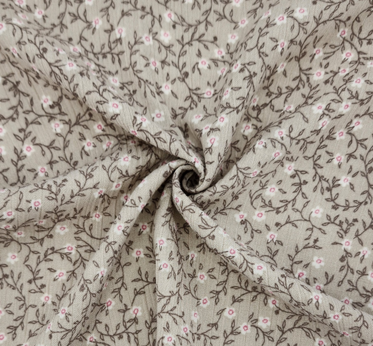 1 Yard Rayon Crinkle Fabric Cement Rayon Cement 50 to 52 Inches Wide