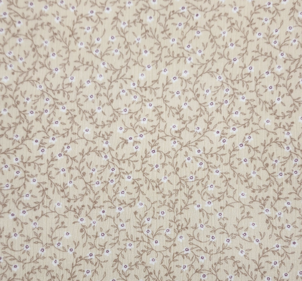 1 Yard Cream Bread Rayon Crinkle Textured Fabric for Clothing 50/52 Inch Wide