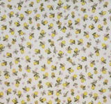 1 Yard Rayon Crinkle Fabric Lemon Rayon Lemon 50 to 52 Inches Wide