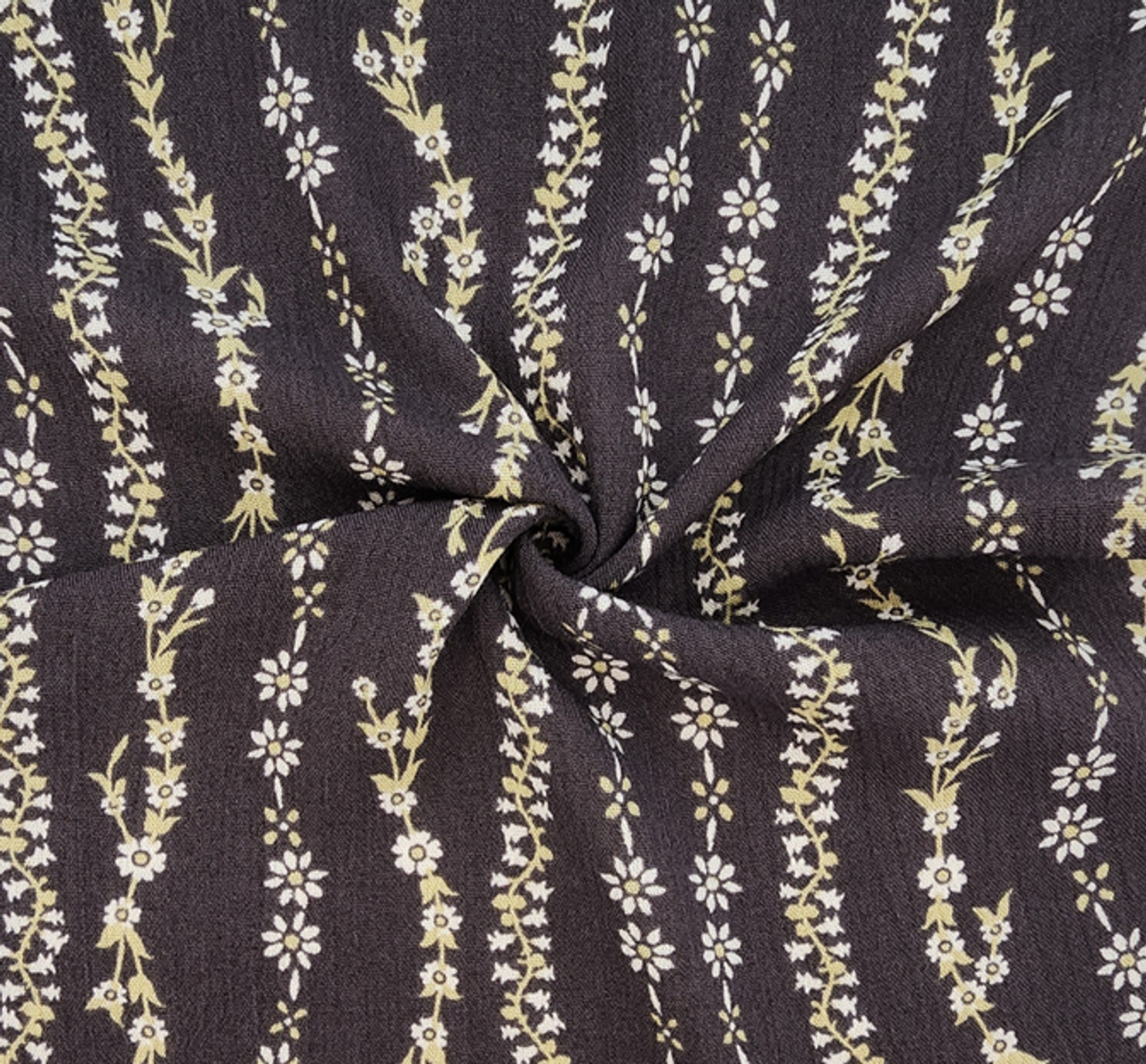 1 Yard Blue Gray Rayon Crinkle Fabric, 50/52” Wide, Soft Lightweight Apparel Material