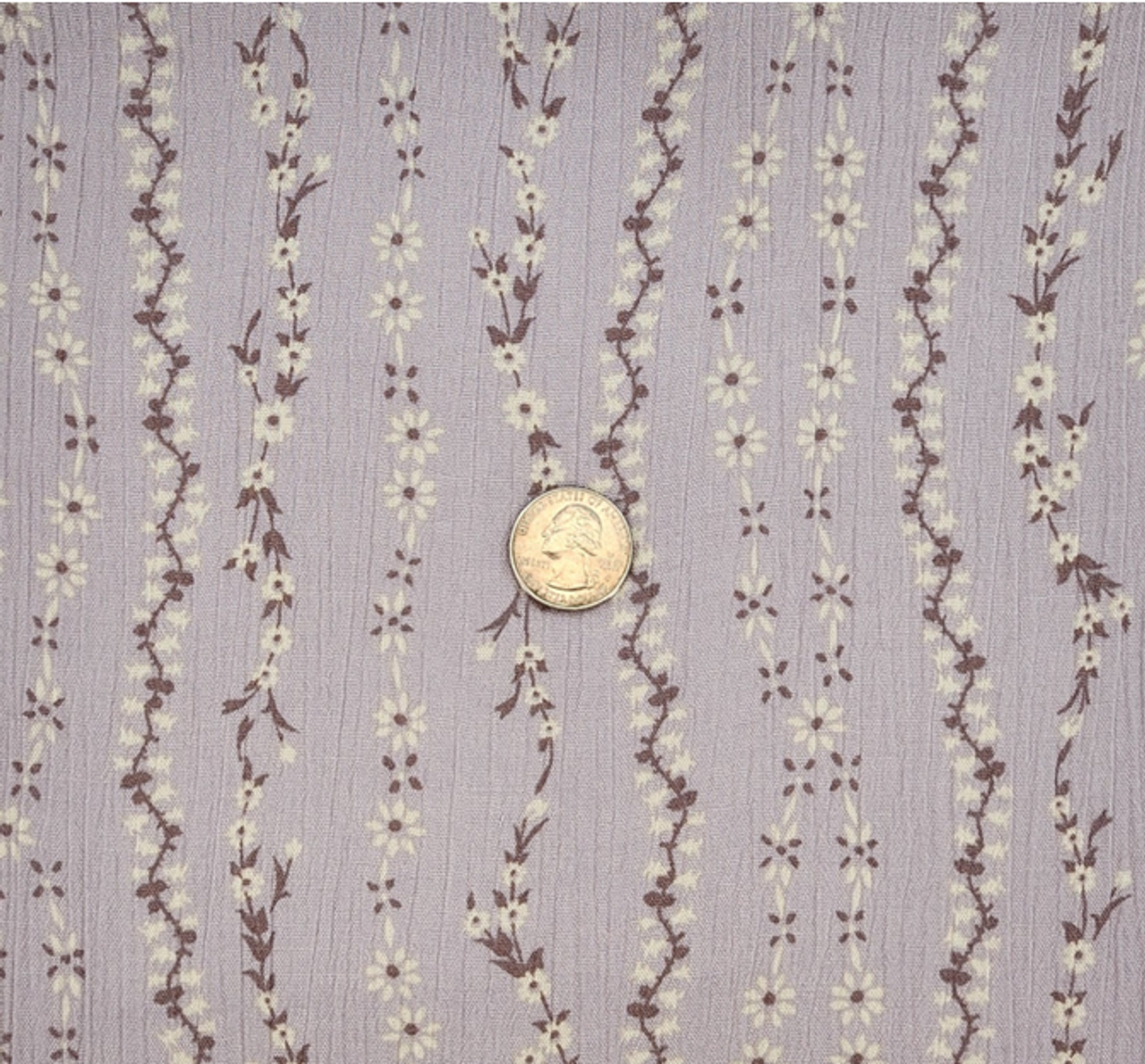 1 Yard Lilac Marble Rayon Crinkle Fabric, 50/52" Wide Lightweight Apparel Material