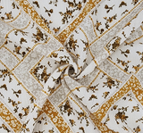 1 Yard Honey Gold Rayon Crinkle Fabric, 50/52" Wide, Lightweight Apparel Material