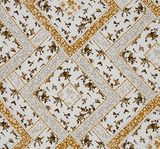 1 Yard Honey Gold Rayon Crinkle Fabric, 50/52" Wide, Lightweight Apparel Material