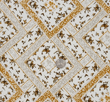 1 Yard Honey Gold Rayon Crinkle Fabric, 50/52" Wide, Lightweight Apparel Material