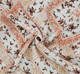 1 Yard Rayon Crinkle Lightweight Soft Draped Fabric for Dresses 50/52 Width