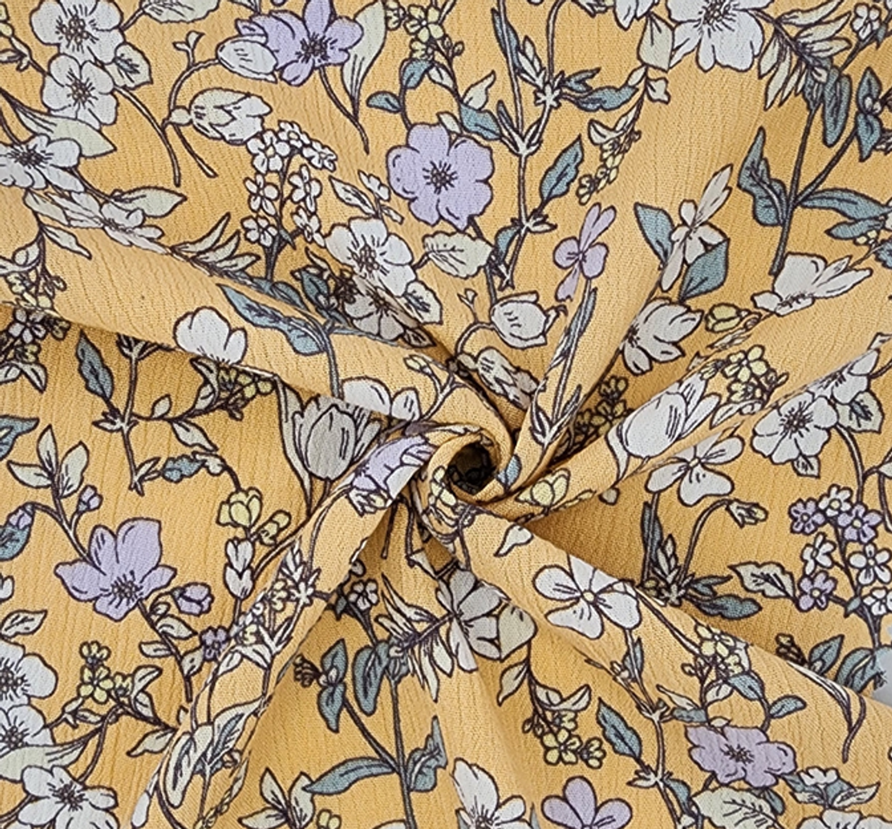 1 Yard Rayon Crinkle Apricot Cream Fabric 50/52” Width, Lightweight Apparel Textile