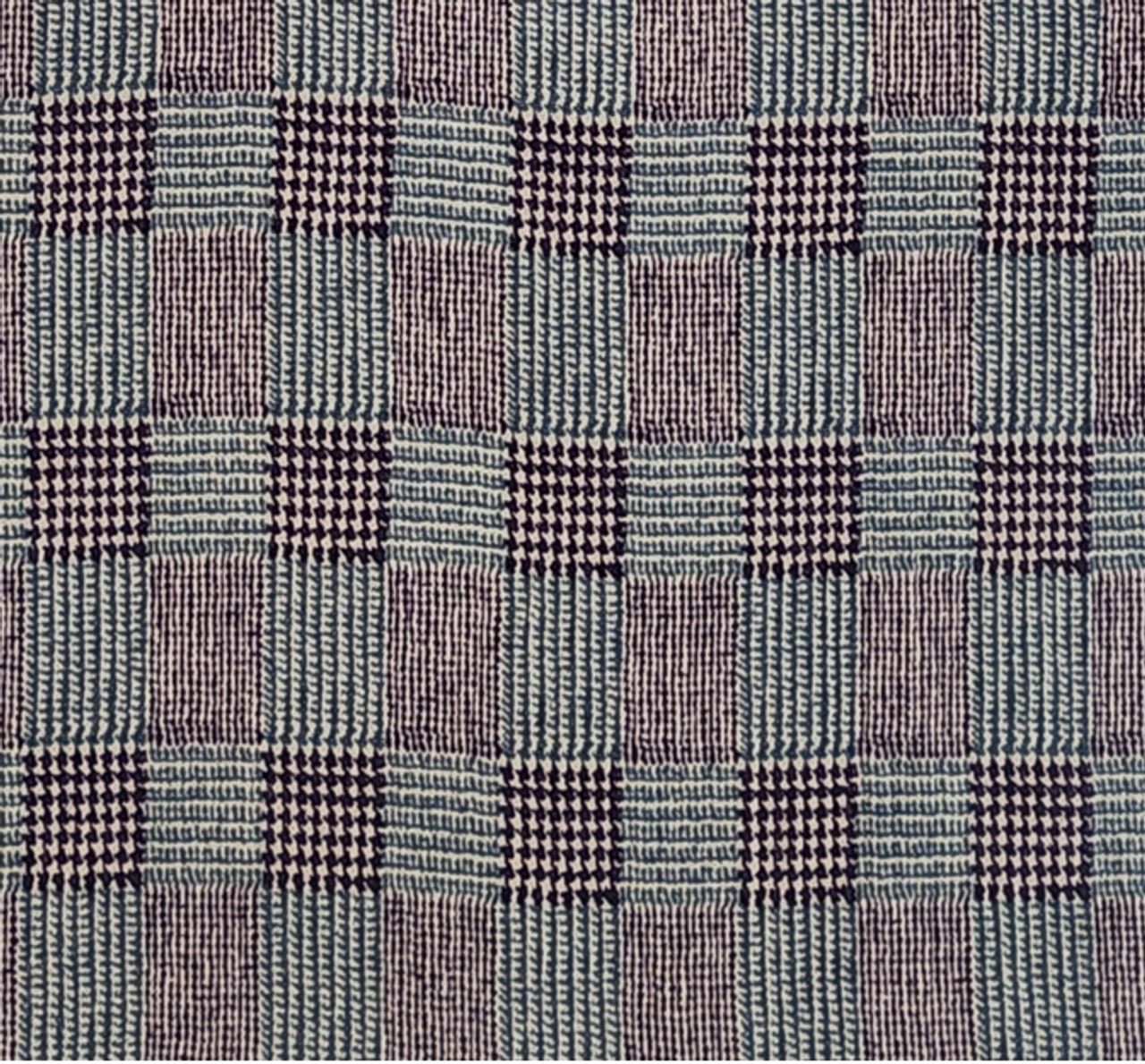 1 Yard Blue Rayon Crinkle Apparel Fabric, 50/52" Wide, Lightweight & Textured