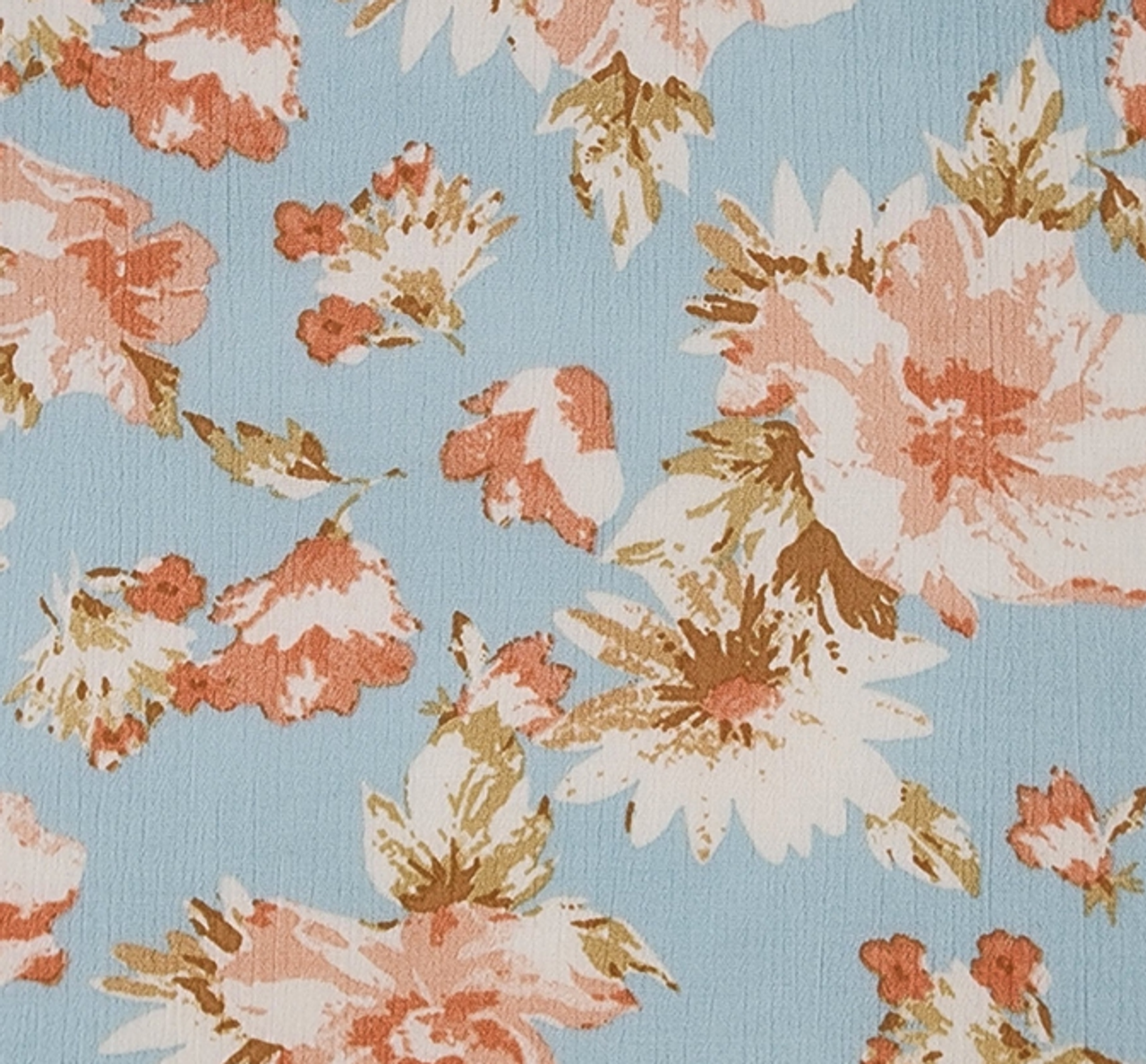 1 Yard Rayon Crinkle Aqua Fabric 50/52" Wide, Lightweight 100% Rayon Apparel Textile