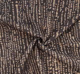 1 Yard Asphalt Gray Rayon Crinkle Fabric Lightweight Draped Material for Dresses Tops Width 50/52"