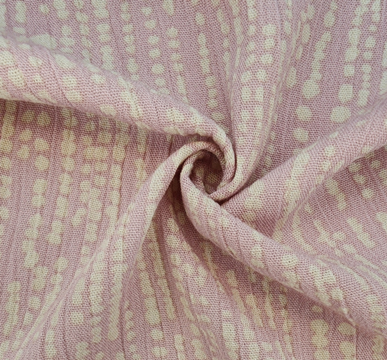 Rayon Crinkle Pink Soft & Flowing 1 Yard Textured Rayon Fabric 50/52” Wide