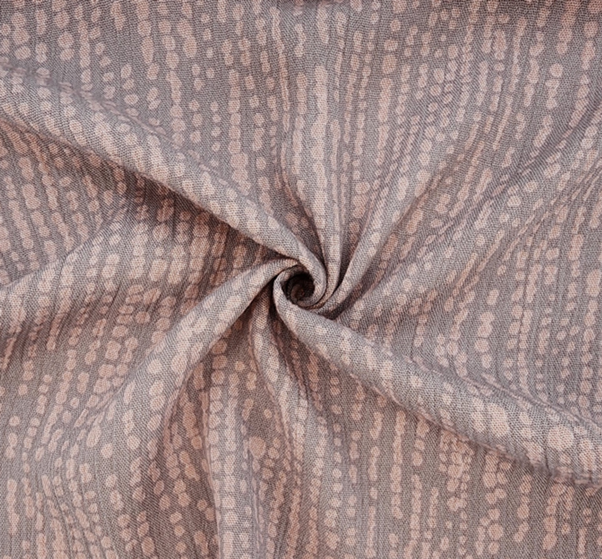 1 Yard Rose Dust Rayon Crinkle Fabric For Dresses Blouses Skirts Lightweight Apparel 50/52" Width