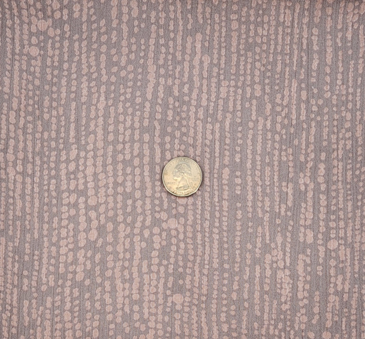 Rayon Crinkle Rose Dust 1 Yard Soft Textured Rayon Fabric for Dresses, 50/52” Wide