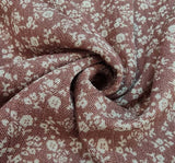 1 Yard Stylish Rose Pink Rayon Crinkle Crepon Apparel Fabric 50 Inch Width