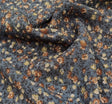 Rayon Crinkle 1A535 100 Percent Rayon Fabric - Asphalt Gray, Crinkle Texture, 52/53" Width (1 Yard)