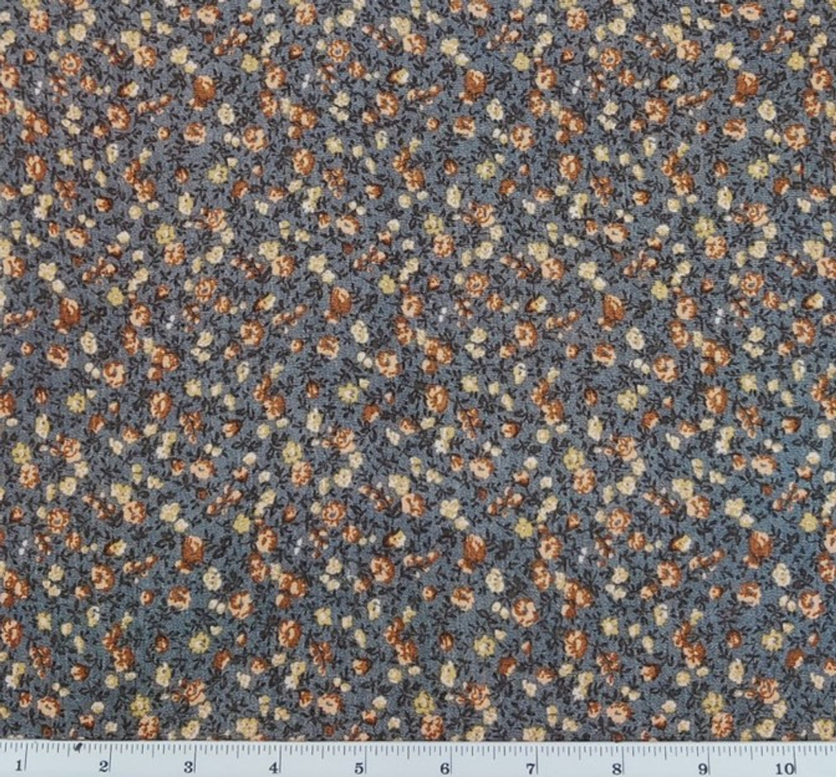 1 Yard Rayon Crinkle Asphalt Gray Woven Fabric, 52/53? Wide 100% Rayon