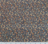 1 Yard Rayon Crinkle Asphalt Gray Woven Fabric, 52/53? Wide 100% Rayon