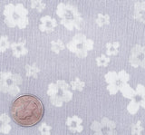 1 Yard Rayon Crinkle Crepon Fabric Silver Lightweight Apparel Material 50/52 Inches Width