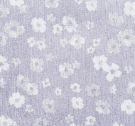 1 Yard Rayon Crinkle Crepon Fabric Silver Lightweight Apparel Material 50/52 Inches Width