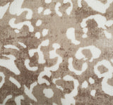 1 Yard Dark Taupe Ivory Rayon Crinkle Fabric For Dresses Blouses Skirts Apparel 50/52" Width