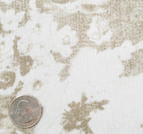 1 Yard Taupe Color Rayon Crinkle Woven Fabric 50/52 Inch Wide for Sewing and Apparel