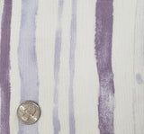 1 Yard Lilac Ivory Rayon Crinkle Apparel Fabric for Dresses Skirts and DIY Projects 50/52" Width
