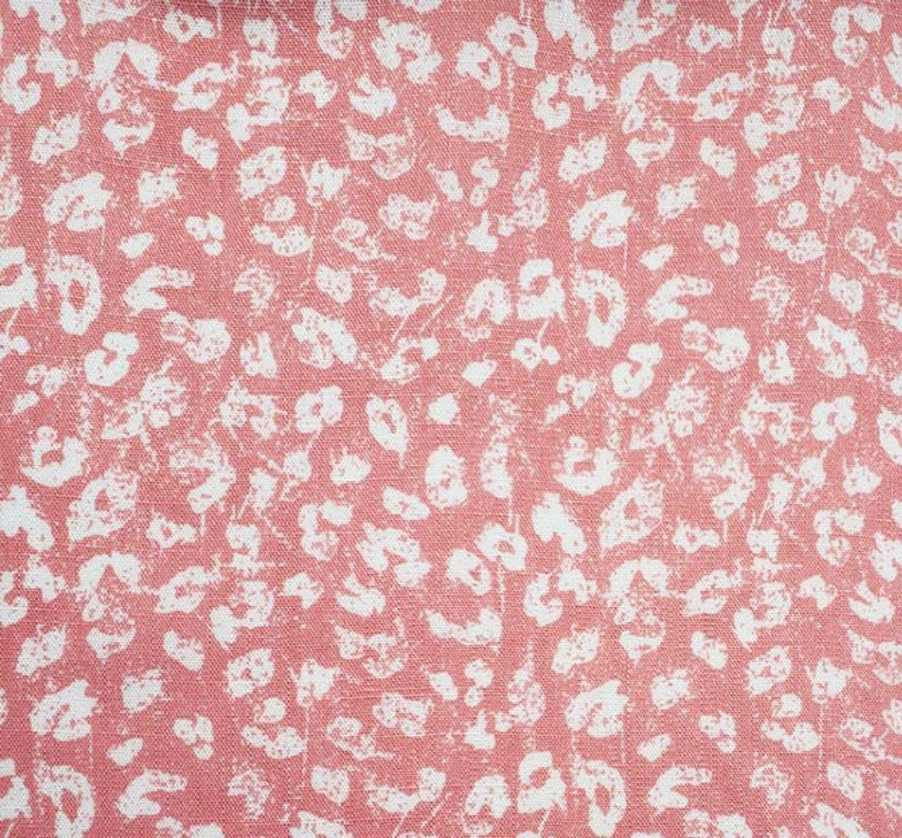 Coral Pink Rayon Slub Fabric 55/56" Wide Soft & Breathable Summer Apparel 1 Yard Fabric