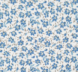 1 Yard Ultramarine Rayon Crinkle Apparel Fabric, Flowing Dress Blouse Material, 50/52" Width