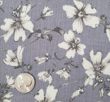1 Yard Ash Gray Rayon Crinkle Fabric Lightweight Pleated Texture for Modern Dresses Elegant Blouses and Casual Skirts 50/52 Inch Width