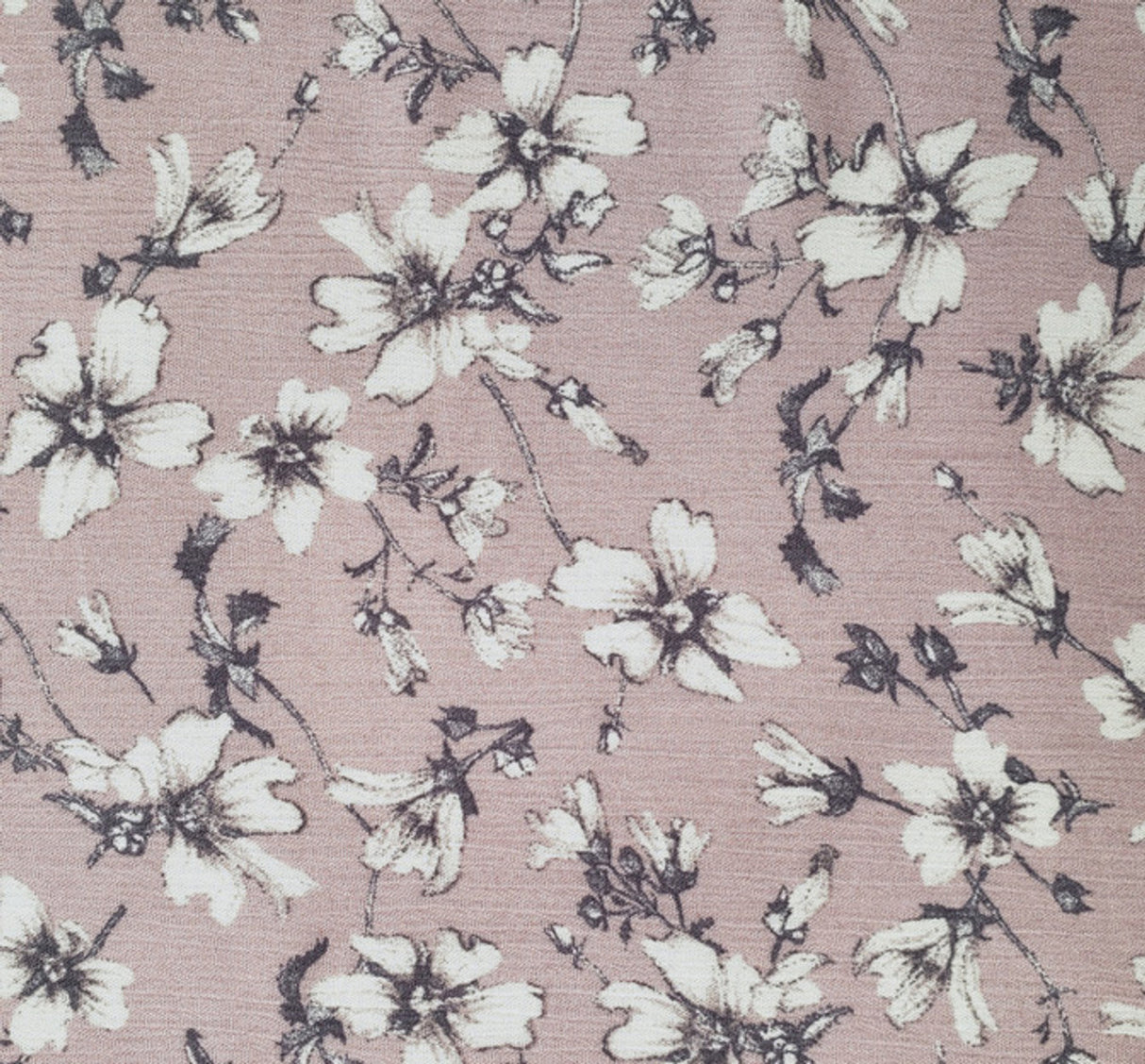 1 Yard Lightweight Rose Dust 50/52" Wide Crepon for Dresses & Skirts Coral Rayon Crinkle Fabric