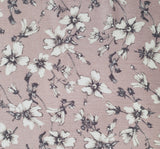 1 Yard Lightweight Rose Dust 50/52" Wide Crepon for Dresses & Skirts Coral Rayon Crinkle Fabric