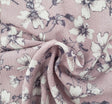 Rayon Crinkle 1D1482 Rayon Fabric - Rose Dust Textured Crinkle, 50/52" Width