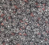 1 Yard Polar Night Rayon Crinkle Fabric 100% Rayon Lightweight Woven Crepon, 50/52" Wide