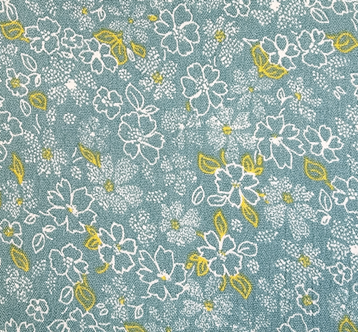 1 Yard Sage Green Rayon Crinkle Fabric Lightweight Soft Textured Apparel Material 50/52 Inch Width