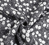 1 Yard Polar Night Rayon Crinkle Fabric Soft Textured Drapey Apparel Material 50/52 Inch Width
