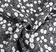 1D1528 Polar Night Rayon Crinkle Fabric - Polar Night, Crinkle Texture, 50/52" Width