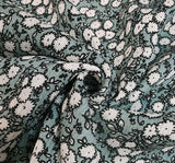 1 Yard Sage Rayon Crinkle Fabric Lightweight Textured Apparel Material 50/52 Inch Width